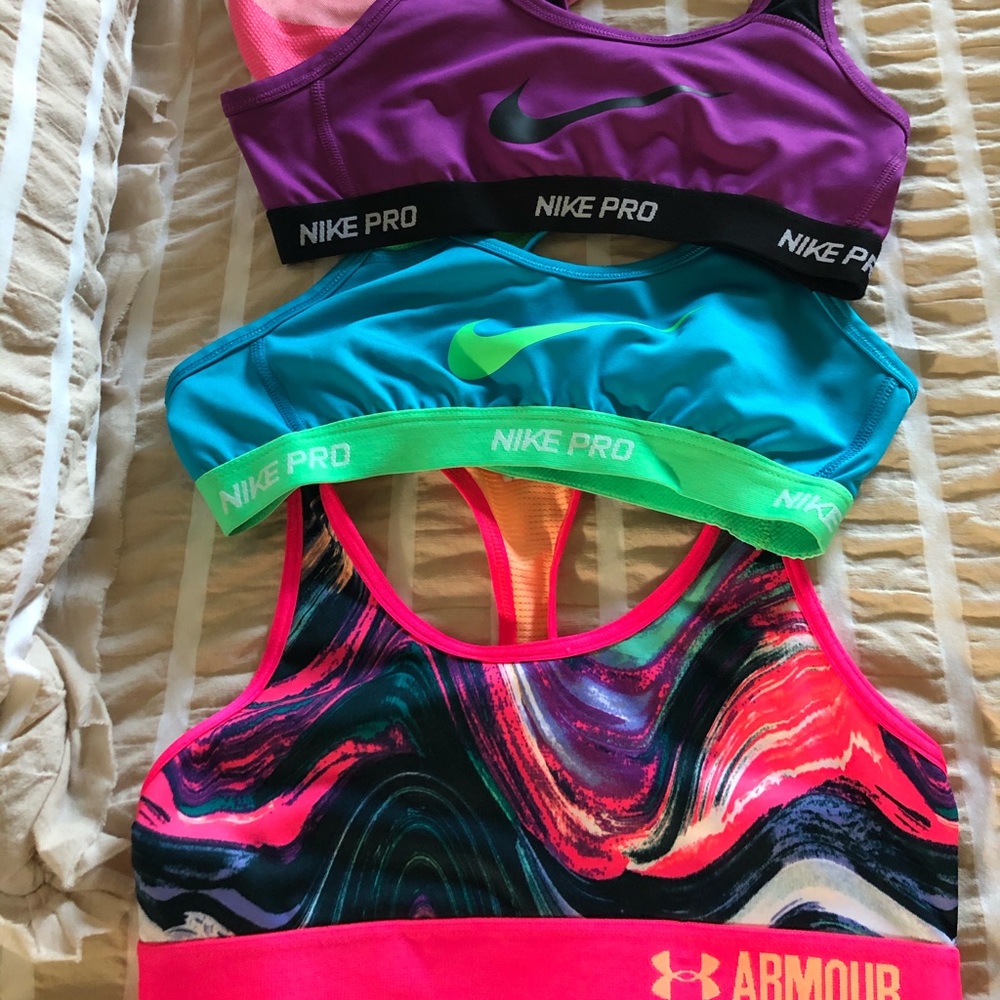 Girls sports bras
